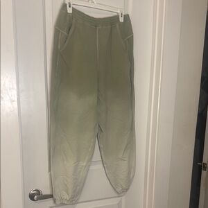 Lululemon Green Ombre Joggers